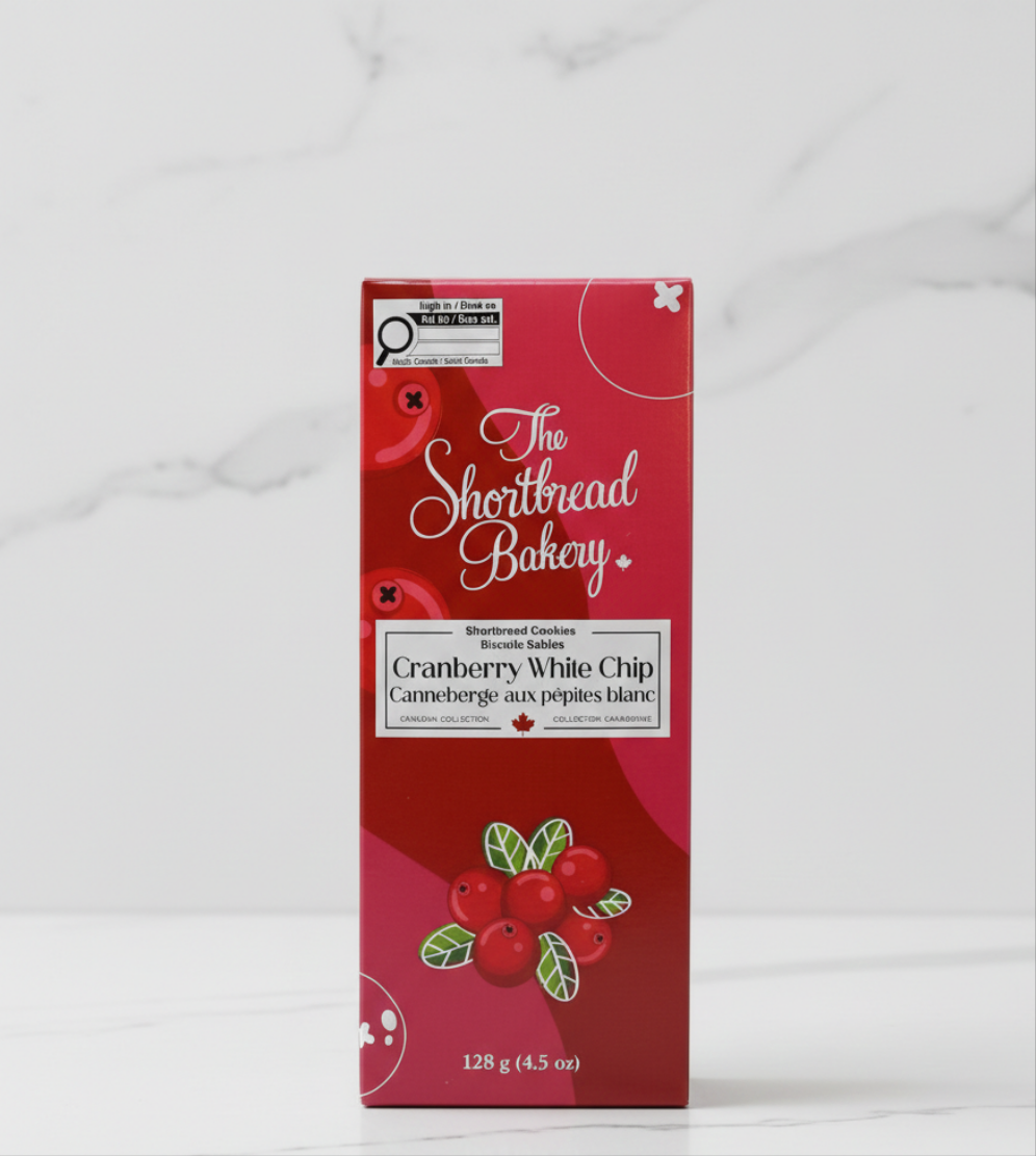 The Shortbread Bakery — Cranberry White Chip Shortbread Cookies (128g)