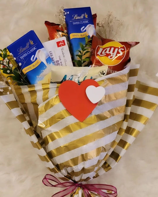 Your Favorite Snacks Bouquet - A Treat Lover's Dream