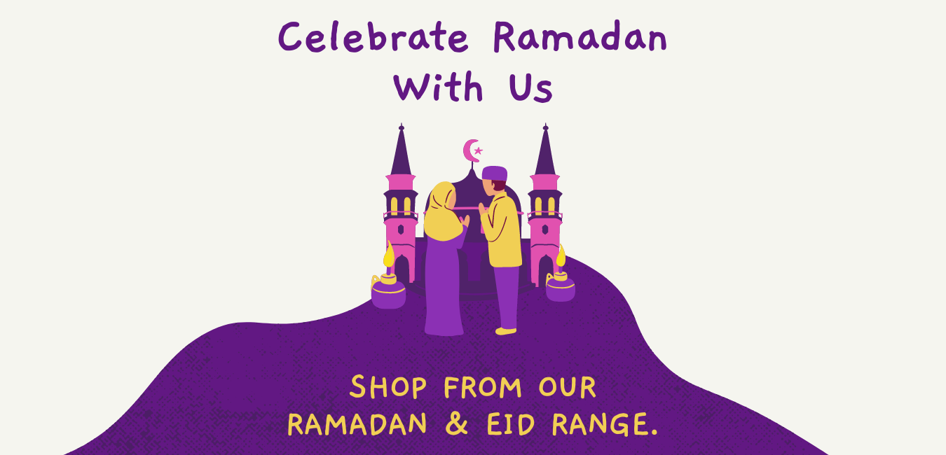Celebrate Ramadan with us, shop from our Ramadan and Eid range. 