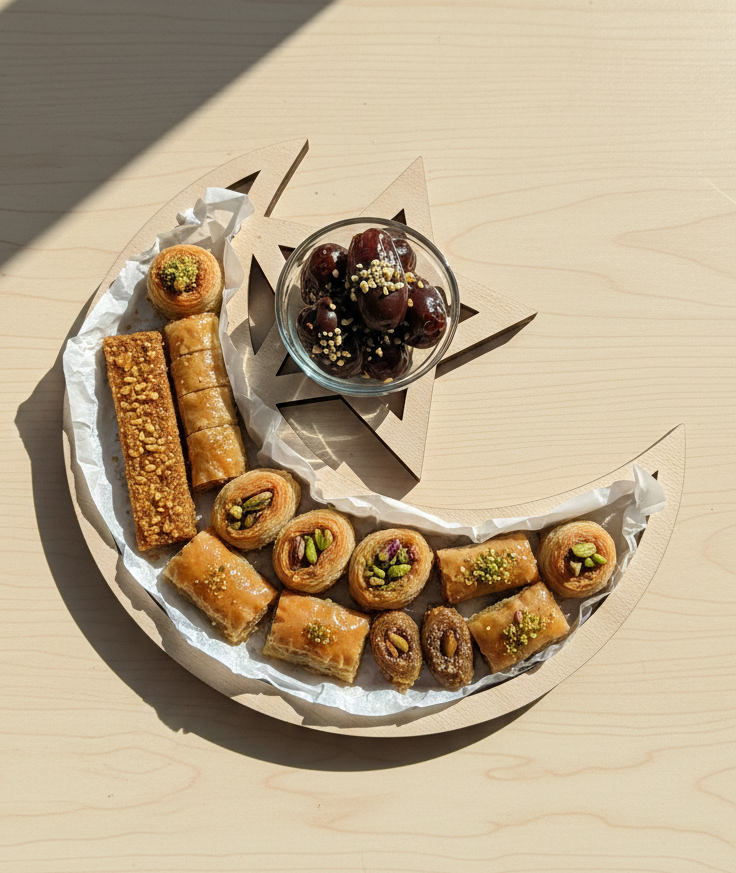 Crescent and Star Platter