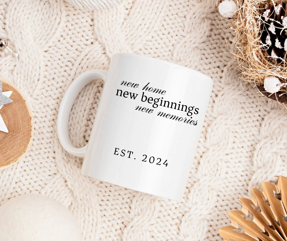 Personalized Photo and Text Mug.