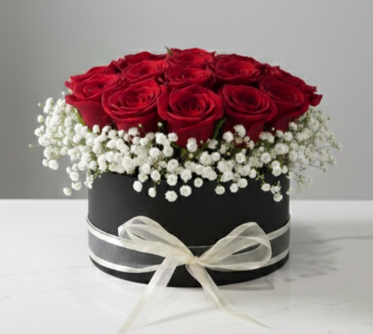 The Grand Romance - 24 Premium Rose Hatbox