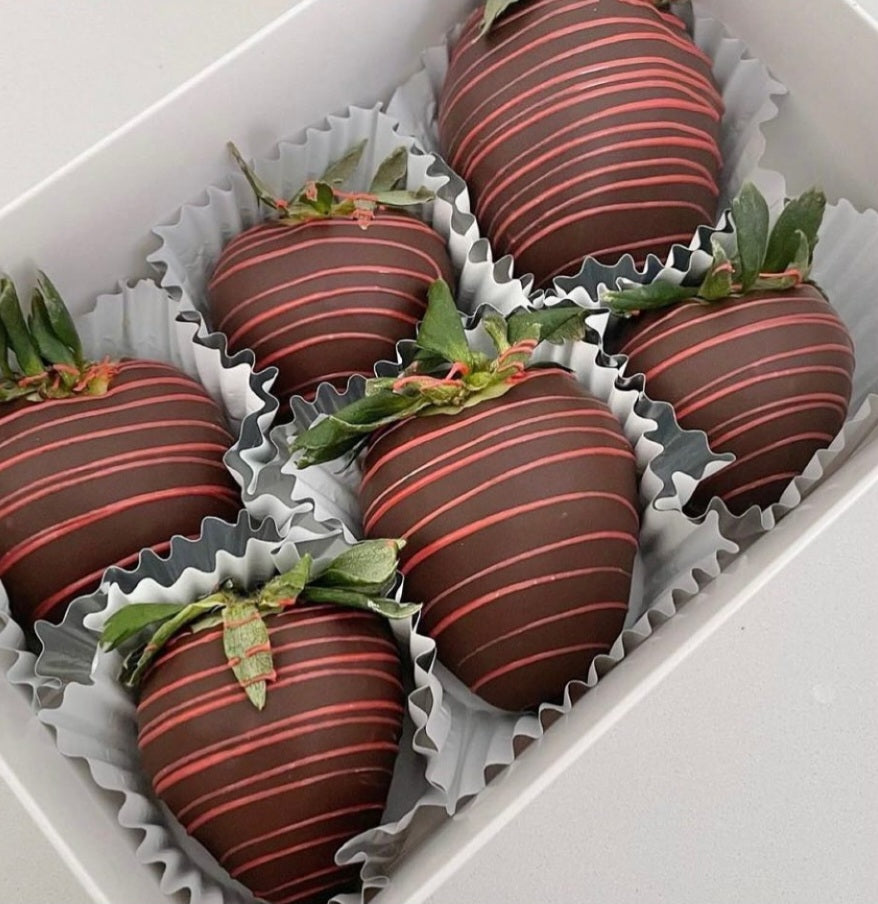 Valentine's Day Berries with Drizzle