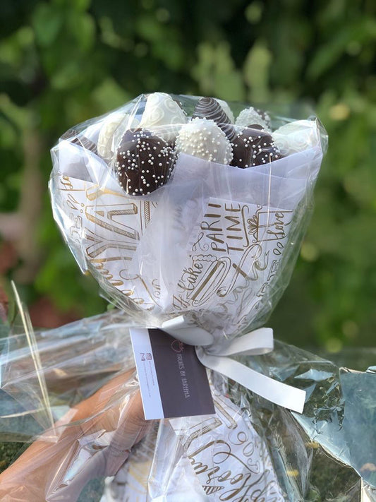 Black Tie Event Bouquet - Chocolate Covered Strawberries