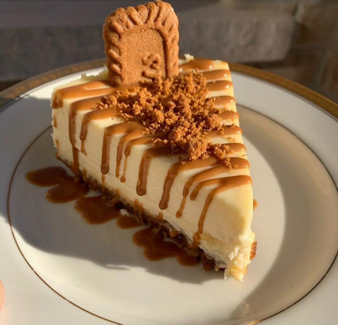 Baked Lotus Biscoff Cheesecake