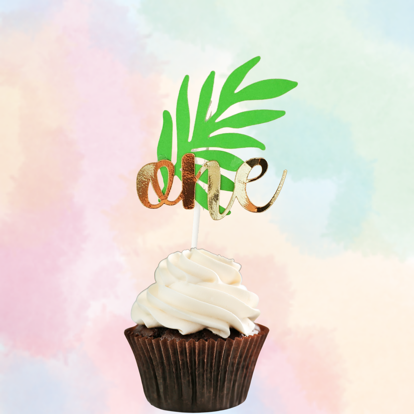 Jungle-Themed Cupcake Toppers
