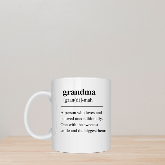 Grandma Dictionary Definition Mug